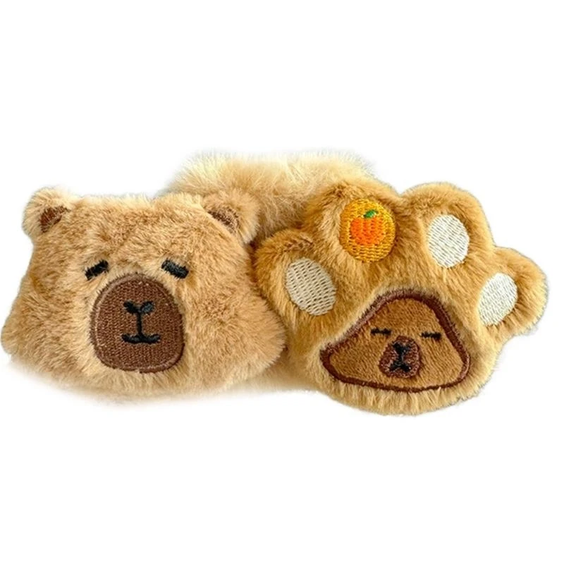 

5asd Capybara Doll Hairbands Photo Props Hair Claw Headbands Party Fun Headpiece
