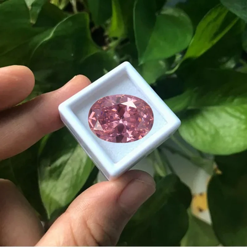 Natürliche Rosa Saphir 13 × 18mm Oval Cut Sri-Lanka VVS Edelstein Für Schmuck Machen – Detail 9