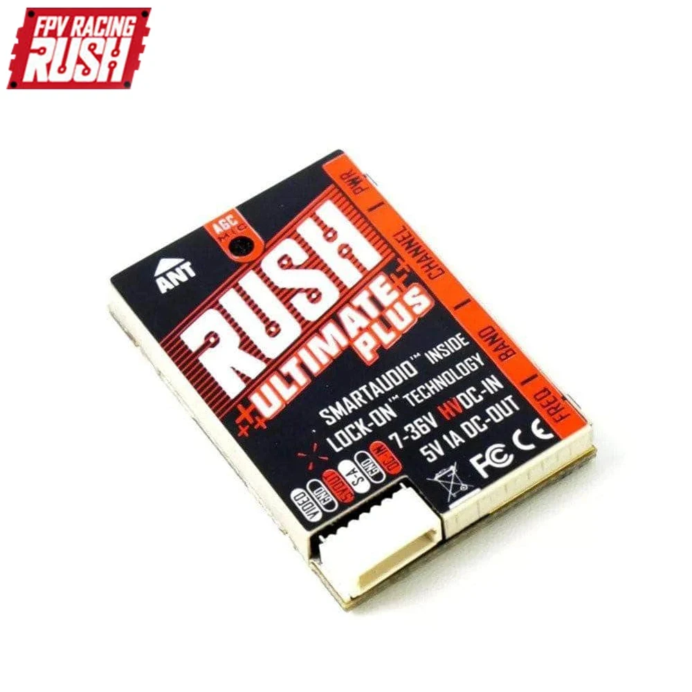 RUSHFPV RUSH Tank Plus VTX 5.8G 48CH RaceBand Pitmode 25mW 200mW 500mW 800mW Adjustable FPV VTX 2-8S for RC FPV Freestyle Drone