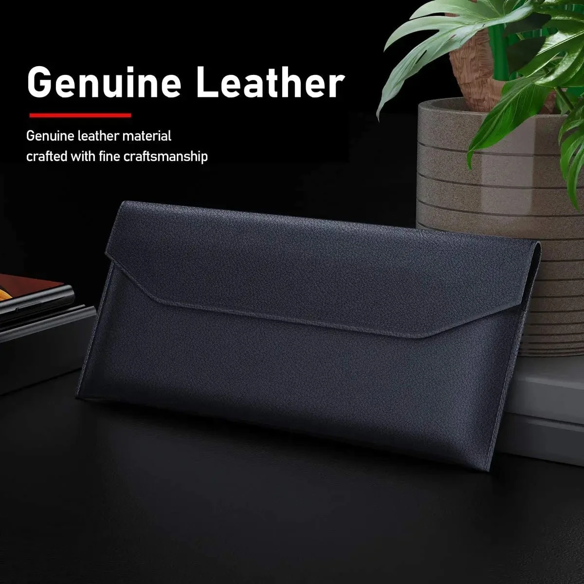 For VIVO X Fold 5 Case Cowhide Sleeve Folding Genuine Leather Wallet Protection Pouch Bag Fundas Capa