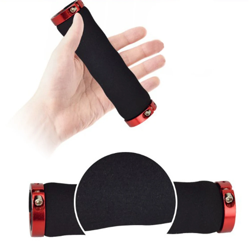 

Bike Handlebar Grips Non Slip Foam Double Side Ergonomic Comfortable Shock Absorb Black Bike Handle Grips