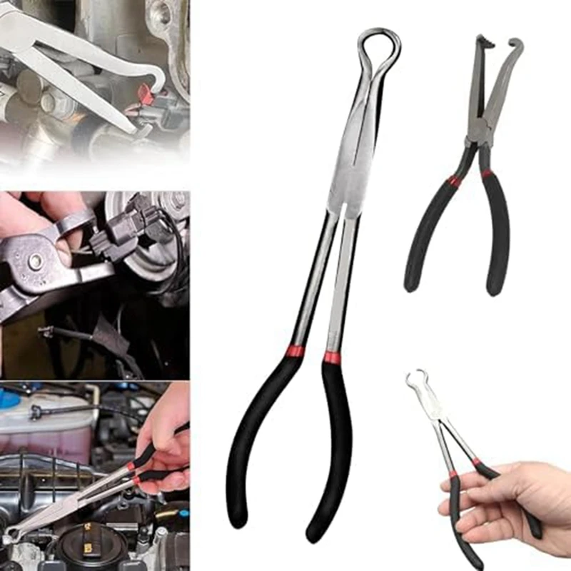 Electric Disconnect Pliers Automotive Electric Plug Connector Pliers Black Metal Automotive Supplies For Cars