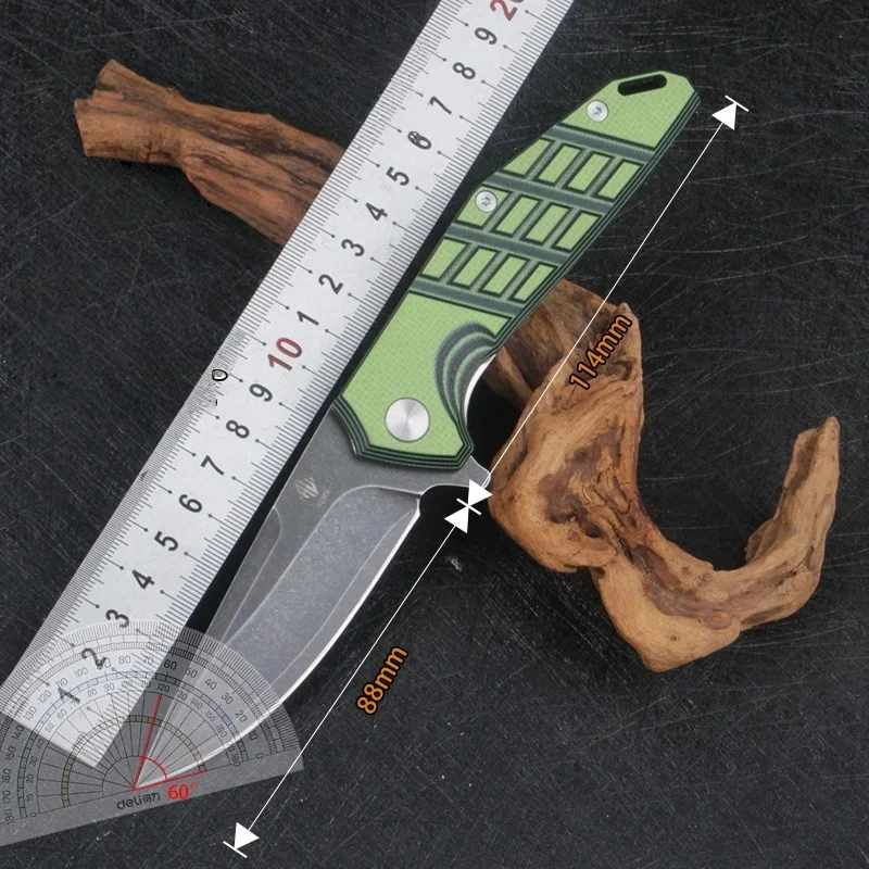 

Russian Tetris DPS-15S Steel-Clad Technology S90V Blade G10 Handle Outdoor Multitools Cutting Meat Folding Knife