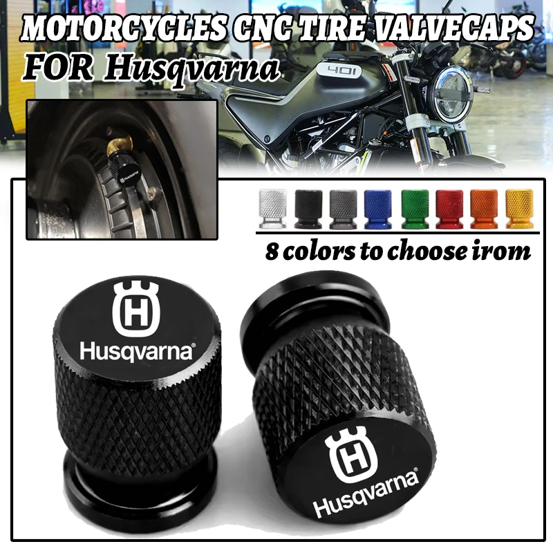 2 Tapas de Válvula de Neumático de Motocicleta CNC para Husqvarna Svartpilen 401 250 801 701 Vitpilen401 801 Norden901, Cubierta Hermética