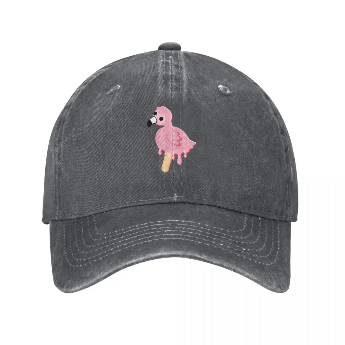 

Flamingo Bird Popsicle Baseball Cap New In Hat Big Size Hat summer hat Beach Outing Hats For Women Men's