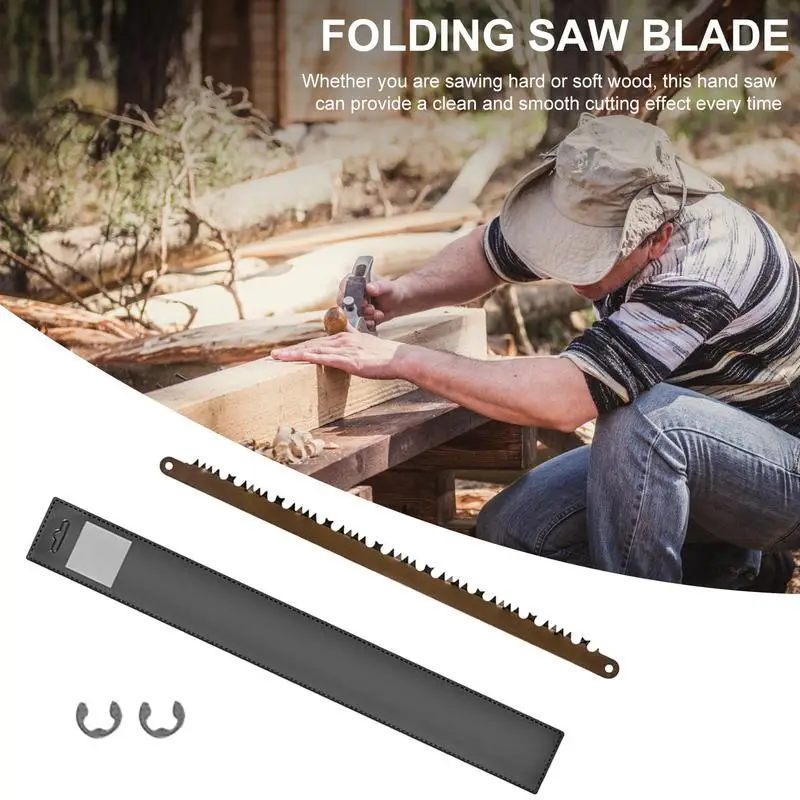 Portátil Folding Long Blade Hand Saw, Serra dobrável multifuncional, Ferramentas de sobrevivência ao ar livre para acampar