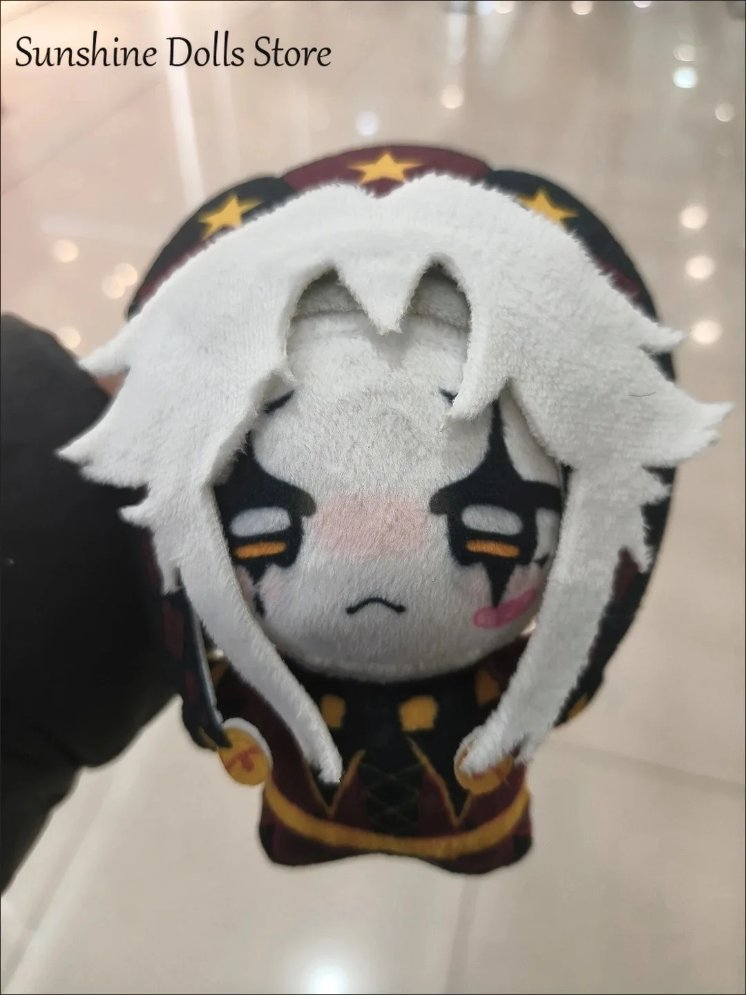 10cm Anime Attributes Pierrot Kawaii Soft Plush Pendant Cotton Doll Cartoon Mini Toy Figures Bag Hangings Fans Christmas Gifts