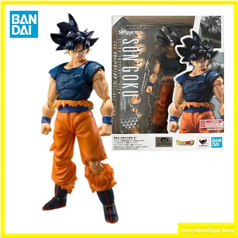 

100% Original Bandai S.H.Figuarts SHF Son Goku Ultra Instinct Sign Dragon Ball In Stock Anime Action Collection Figures Model