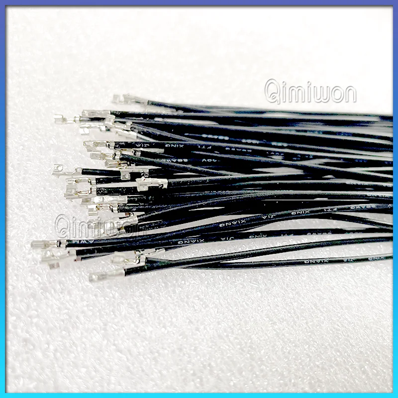 100PCS/LOT PH2.0mm spacing double headed pressure spring non plug shell terminal wire 22/24/26AWG electronic connection wire