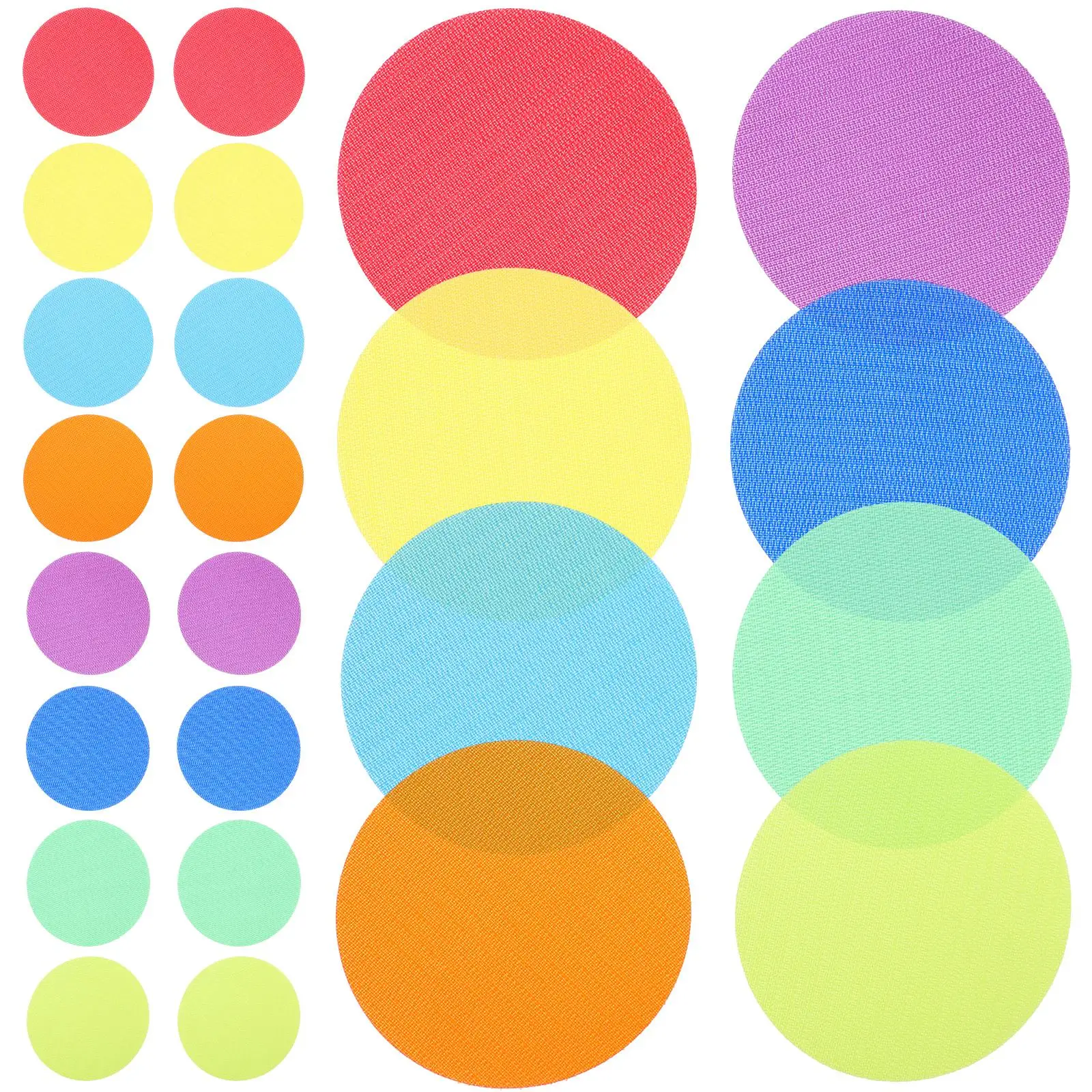 36pcs Carpet Dots 4 Inch Positioning Stickers Practical Decorative Preschool Classroom Supplies Yoga Parties Competition Markers