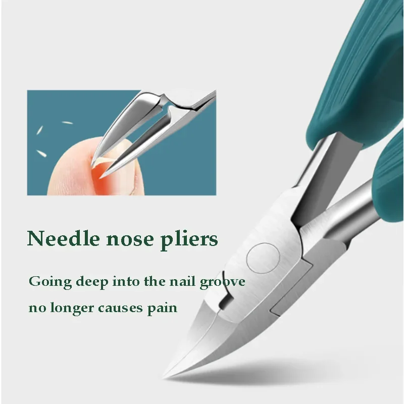 5 Stuks Set Roestvrijstalen Nagelknipper Ingegroeide Dikke Teennagel Podotherapie Correctie Tangen Paronychia Grote Teen Nagelknipper Set