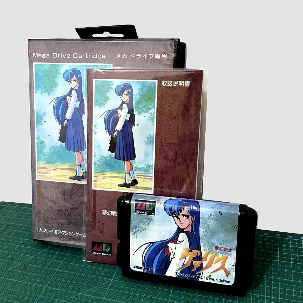 

Новое поступление Valis The Fantasm Soldier с коробкой и руководством 16-битная игровая карта MD для Sega Mega Drive для Genesis