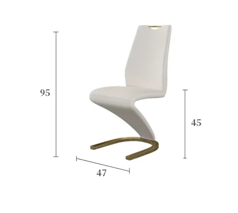 #s Rock-slab dining table and chair combination modern simple light luxury high-end dining table stainless steel new dining tabl