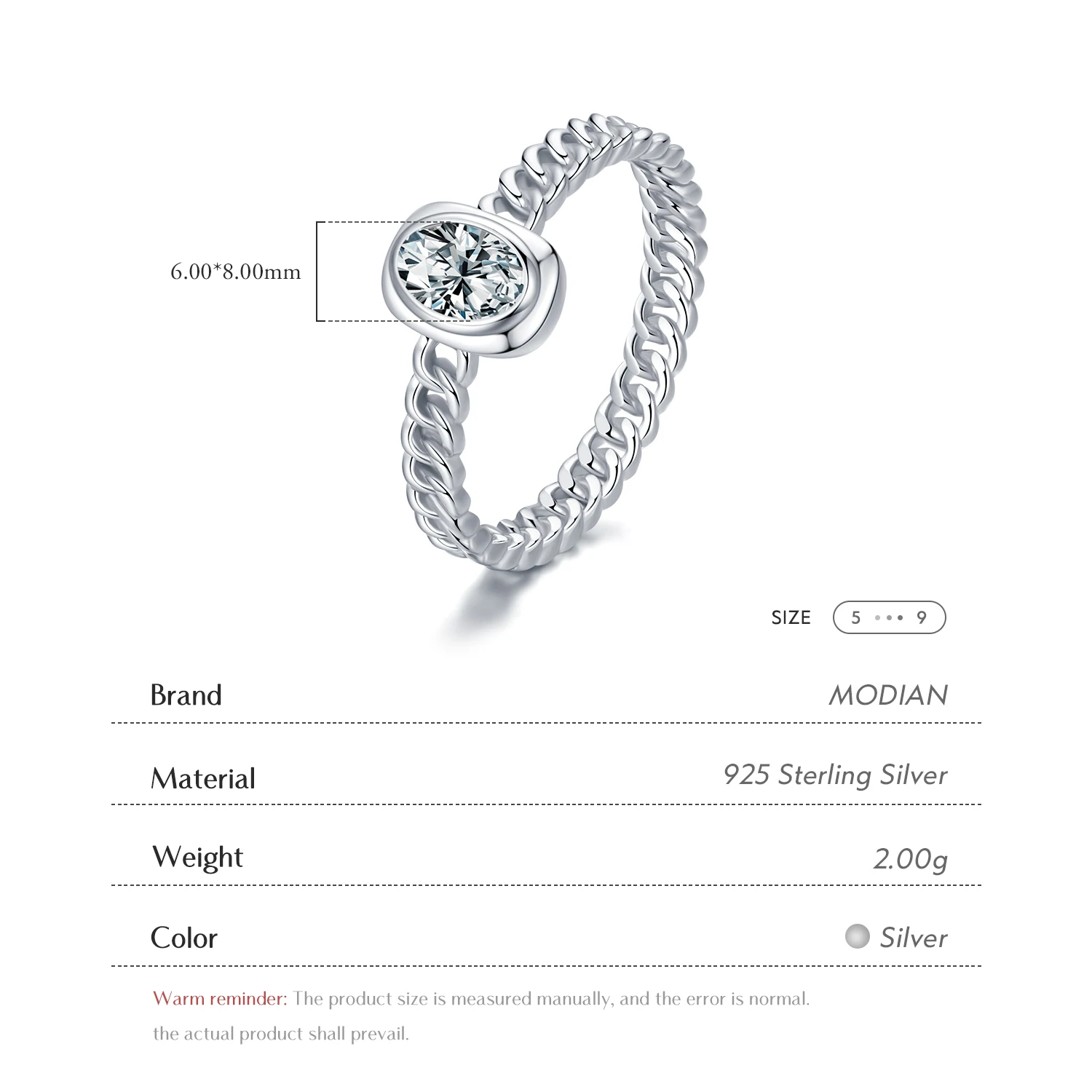MODIAN 925 Sterling Silver Hollow Lock Clear CZ Rings for Women 2021 New Party Rectangle Ring Fine Wedding Jewelry Bijoux Gifts