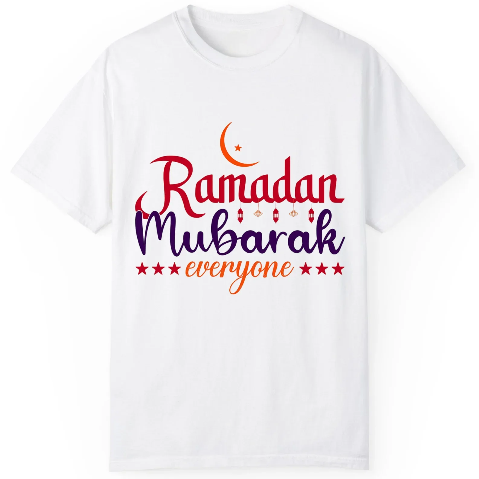 Ramadan Mubarak Muharram Celebration Perfect Gift Unisex T-Shirt S-5XL