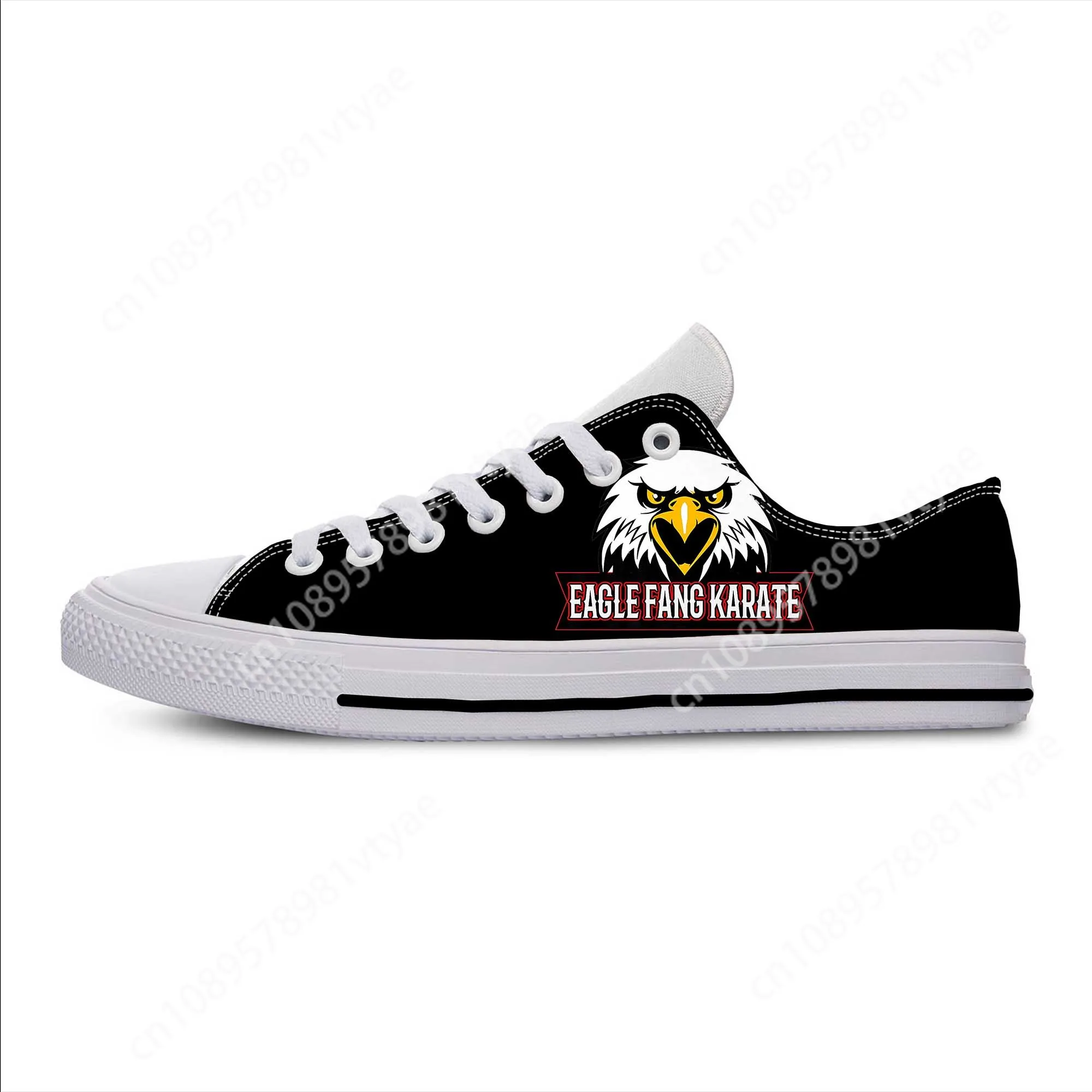 Kai Karate Anime Cartoon Fang Fashion Cobra Eagle Casual Cloth Shoes Low Top Comfortable Breathable 3D Print Men Women Sneakers