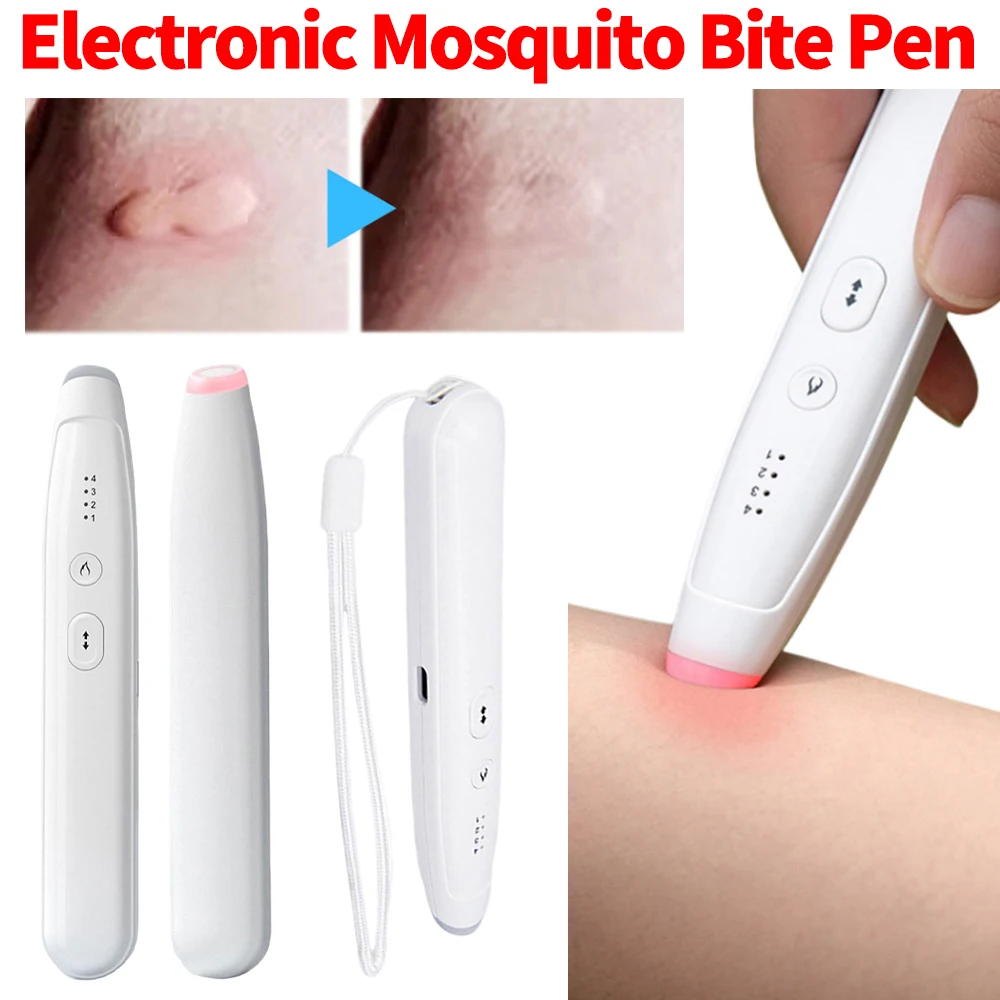 

Electronic Portable Bug Bite Itch Relief Pen Rechargeable After Bite Itch Away Pen for Symptom Relief From Itching and Swelling