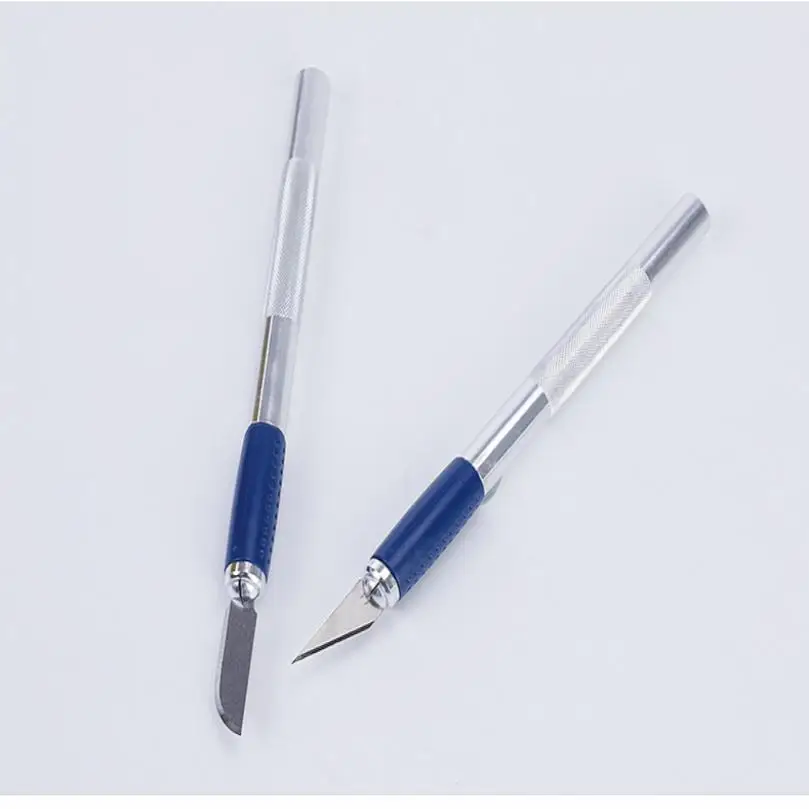 Multifunctional Pen Cutter 7pcs Multi Cutter Head Wood Carving Tool Set for Basic Detailed Carving Woodworkers