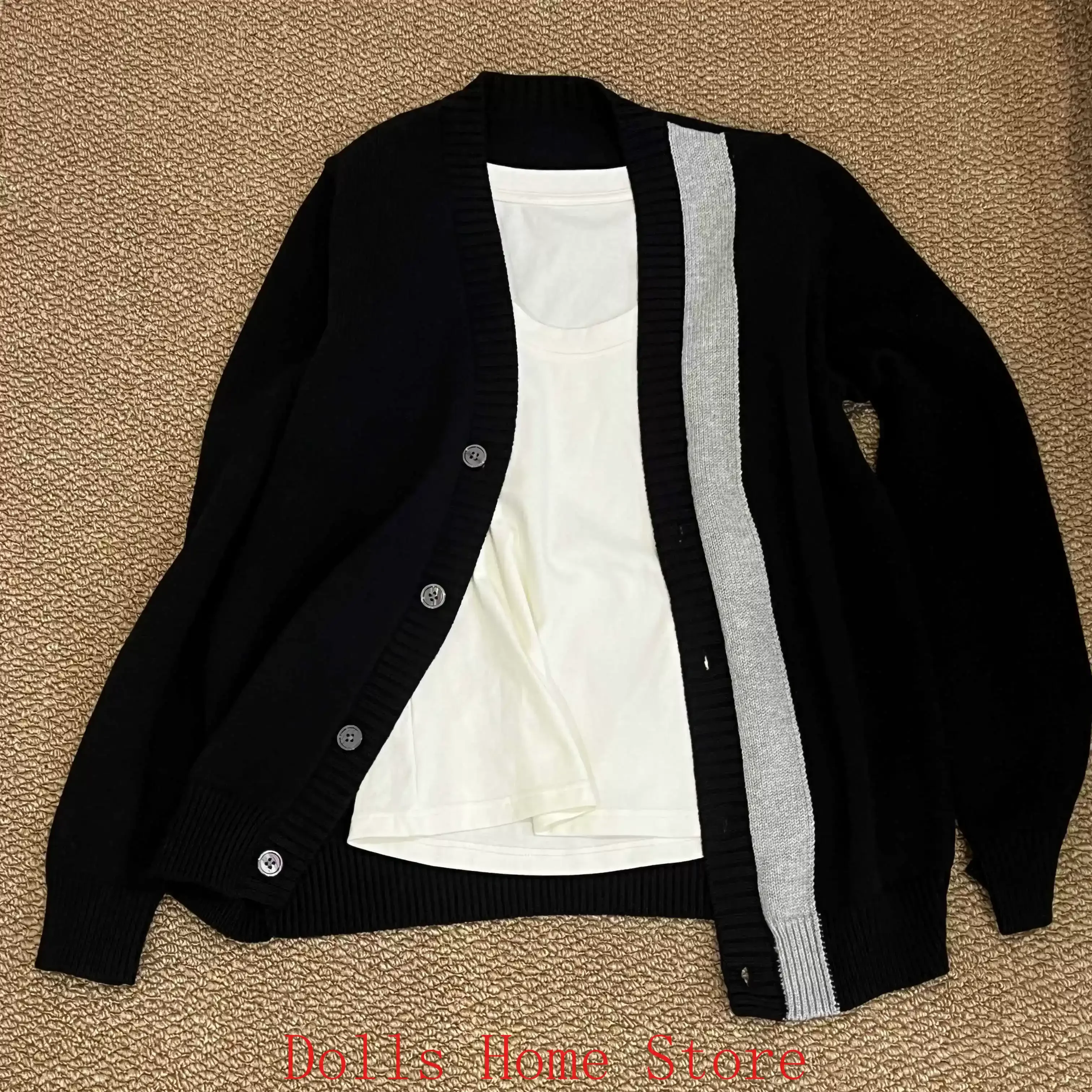 

Anime Love and Deepspace Zayne Game Adult Unisex Knit Sweater Cardigan Coat Role Clothing Clothes Cospaly Daily Coat Christmas