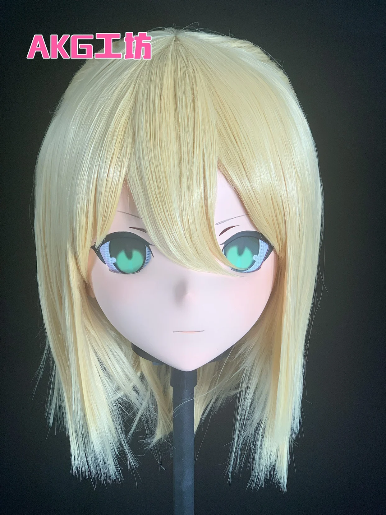 

(AKG044) Customize Character Female/Girl Resin Kig Full/Half Head With Lock Anime Cosplay Japanese Animego Kigurumi Mask