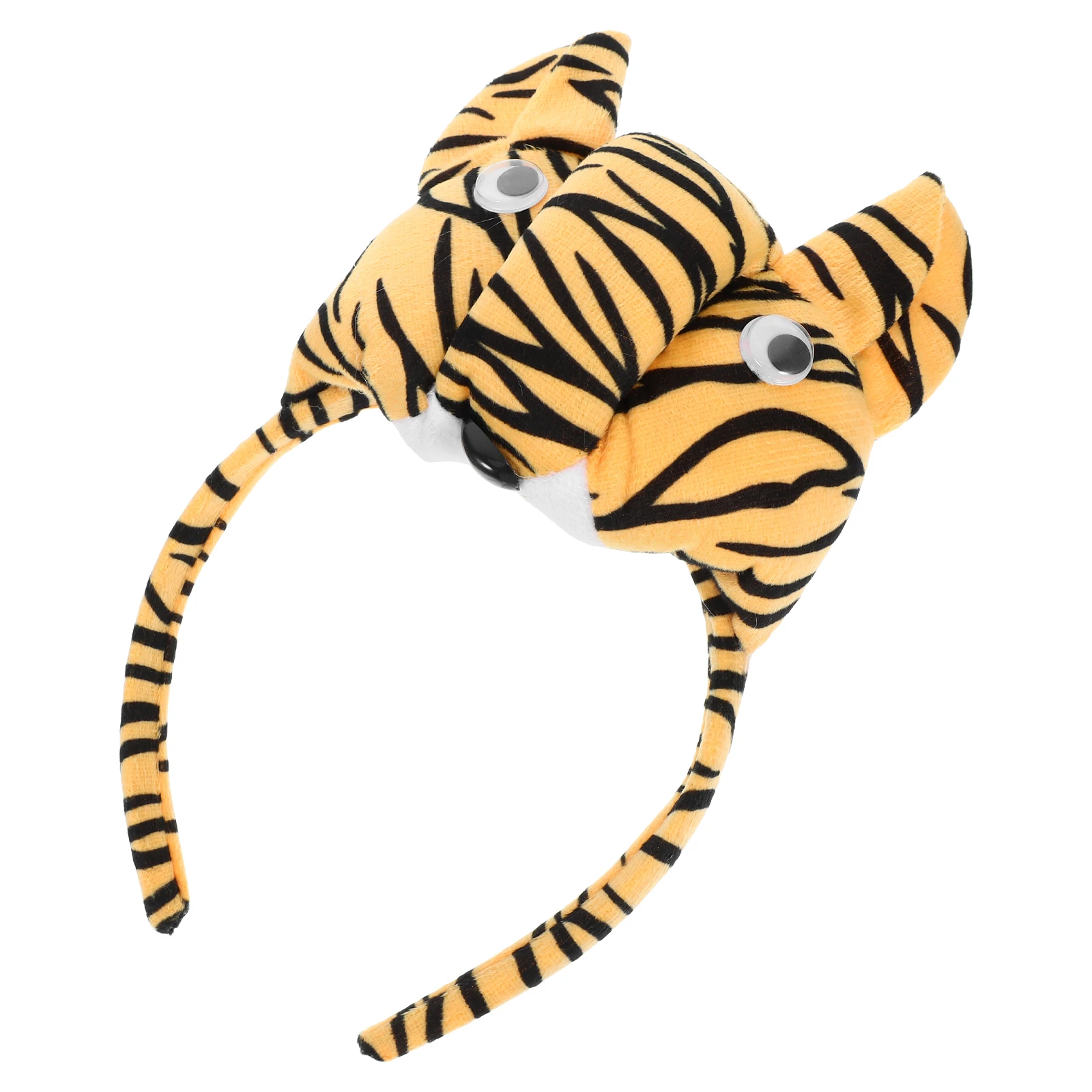 Tiger Headband Animal Ears Jungle Headbands Cute Costume Accessories Halloween Tiger Ears Headband Birthday Party Stage