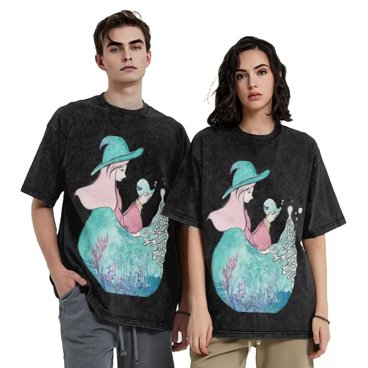 

Water Witch and Ocean Familiar 2 T-Shirt shirts graphic tees funny shirt cotton designer shirts plus sizes mens t shirts