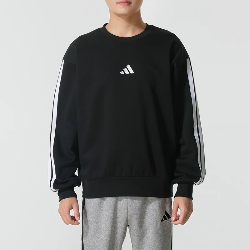 felpa-adidas-adidas-da-uomo-con-collo-rotondo-abbigliamento-sportivo-casual-comoda-maglietta-a-maniche-lunghe-je6304