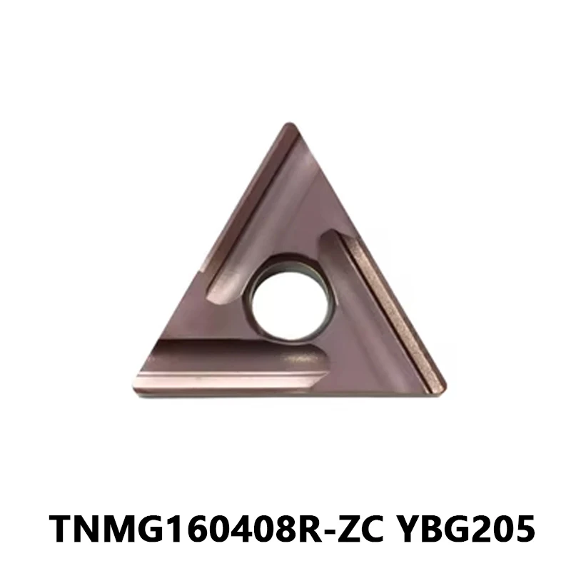 

TNMG160408R-ZC YBG205 TNMG 160408 ZC CNC Lathe Cutting Tool Parts Carbide Inserts for Stainless External Turning Tool TNMG160408