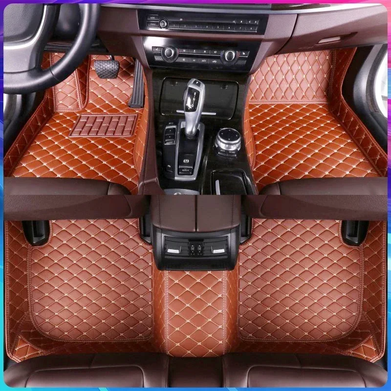 Tapis de sol de voiture LHD pour Kia EV5 2024, 5 EC, coussinets de pied monocouche, couverture de tapis, accessoires intérieurs, PU,3 pièces