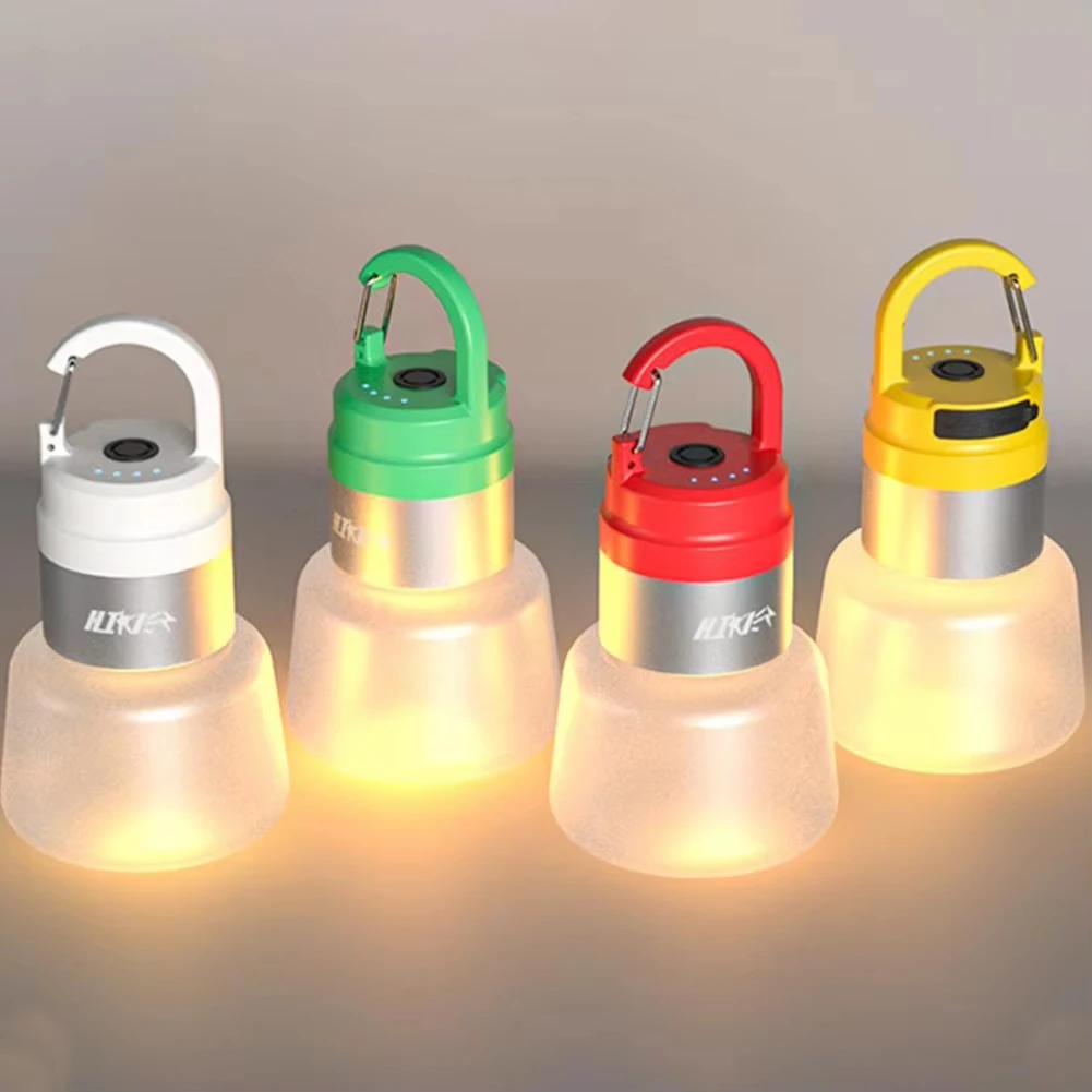 DIY Removable LED Bottle Light Camping Lantern with Flowing Light USB Portable Handheld Hanging Bottle Lamp Outdoor Multi Use