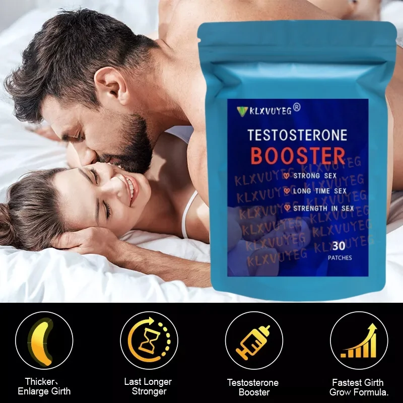 Testosterone Booster Transdermal Patches For Men, Tribulus Terrestris, Saw Palmetto, Maca, Ginseng, Shilajit