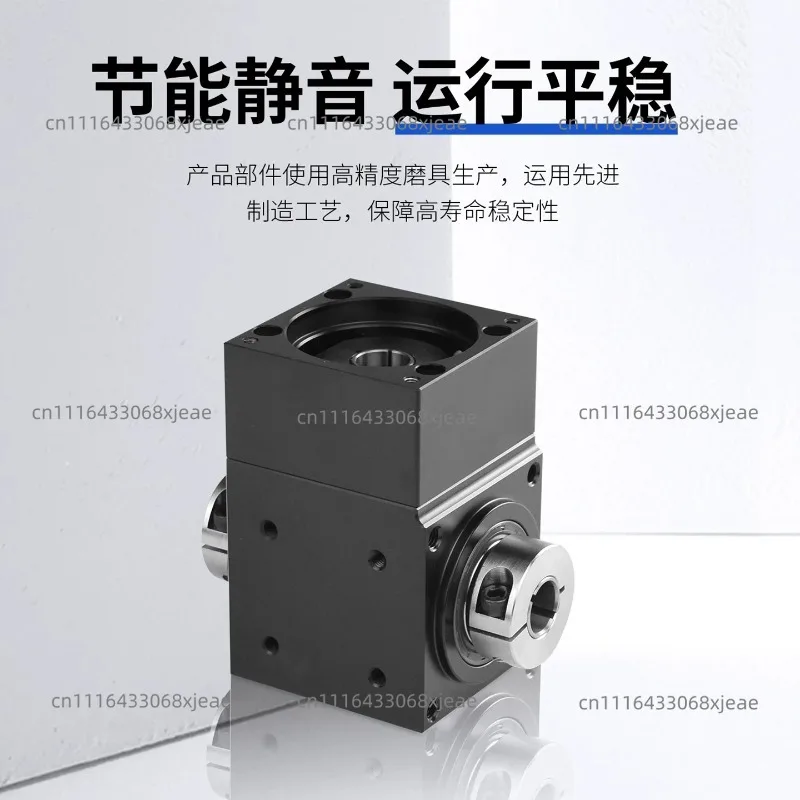 Right Angle Steering Gear 90 degree Angle, single and double shaft hole hollow 42 60 90 Precision T commutator gear reducer