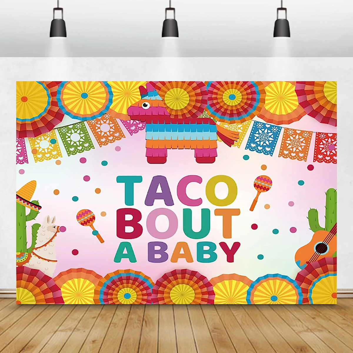 

Taco About A Baby Mexico Photography Background Backdrop Baby Shower Happy Birthday Fiesta Cinco De Mayo Decoration Banner