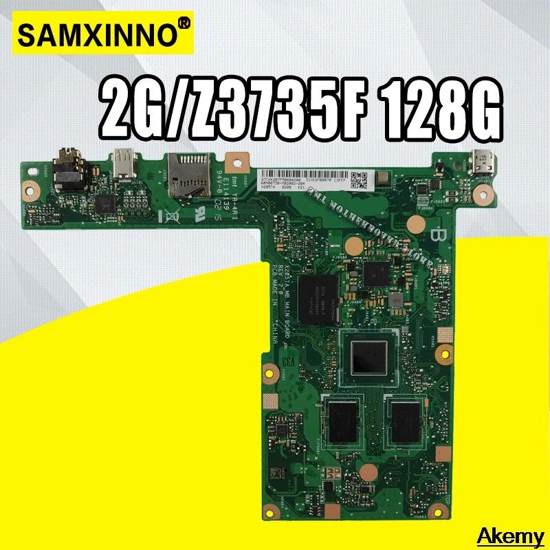 

Maintherboard X205TA For ASUS EeeBook X205 X205T X205TAW Laptop Motherboard Z3735F 2GB-RAM 32G/64G-SSD Notebook Mainboard F205T