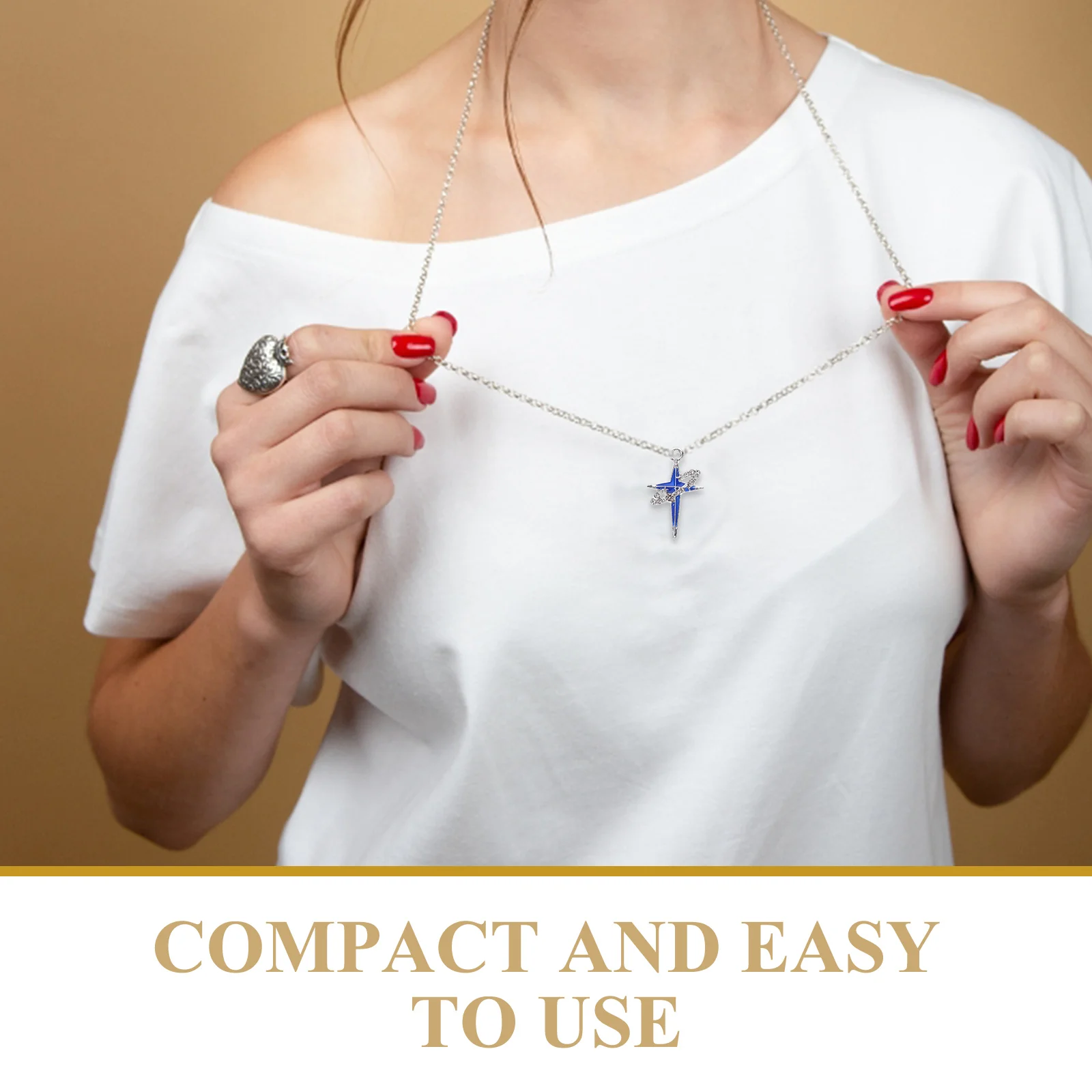 

10Pcs Alloy Pendant DIY Necklace Charms for Jewelry Making Metal Accessories Women Cross Necklaces Pendent