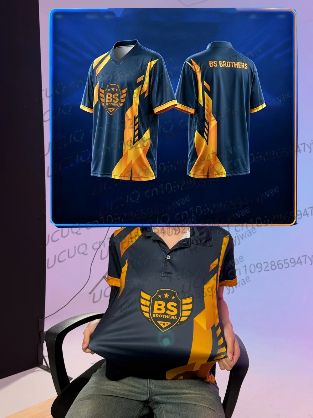 Sommer-T-Shirt für Damen und Herren aus der thailändischen TV-Serie, kurzärmelig, lässig, BS Brothers Team Jersey Be My Player Two – Detail 7