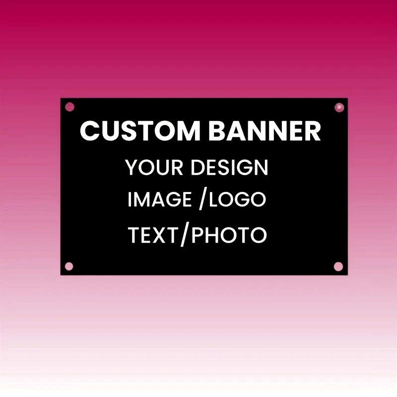 Banderas Personalizadas con Tu Propio Texto/Logo/Foto - Banderas de Tela Personalizadas para Graduaciones, Cumpleaños, Eventos,