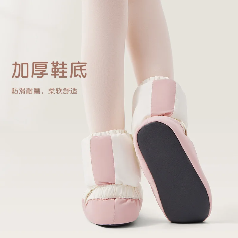 1 Pair Ballet Shoes Warm Dance Boots Warm Ballet Boots Dance Shoe Winter Boots Warm Up Training Shoes Ballerina Boots