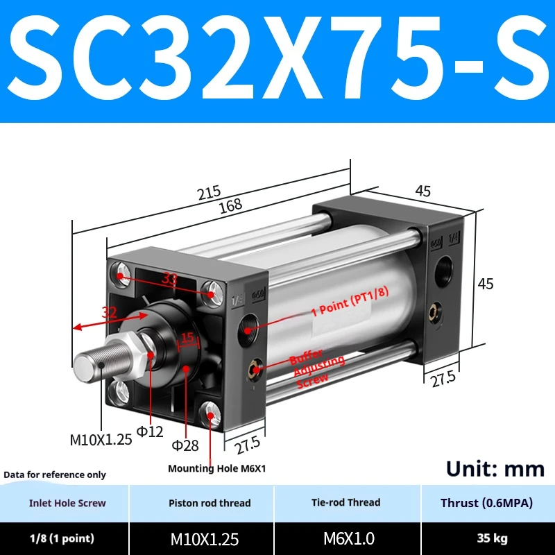 منتج المميز المغناطيسي SC32X75-S - يرجى توفير تفاصيل المنتج للحصول على عنوان دقيق