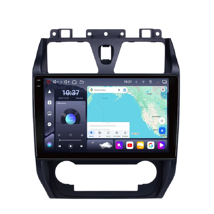 2026  Multimedia Player Android 15 Octa Core 4g Lte Ips Screen GPS Navigation Car Radio DSP for Geely Emgrand EC7 2012-2013