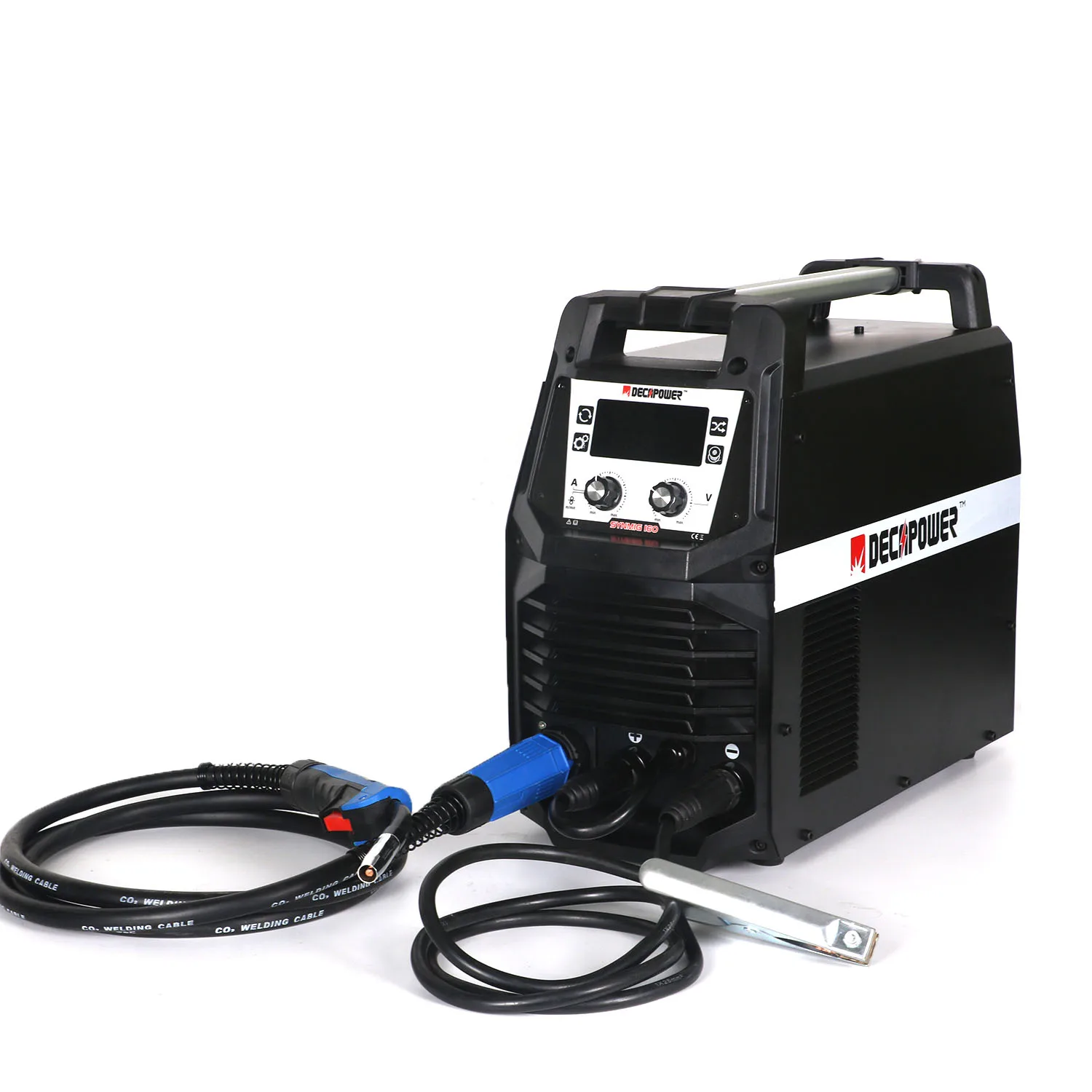 Decapower متعددة الوظائف MIG MAG MMA LIFT TIG 4-in-1 180A مرحلة واحدة 220 فولت آلة لحام CO2