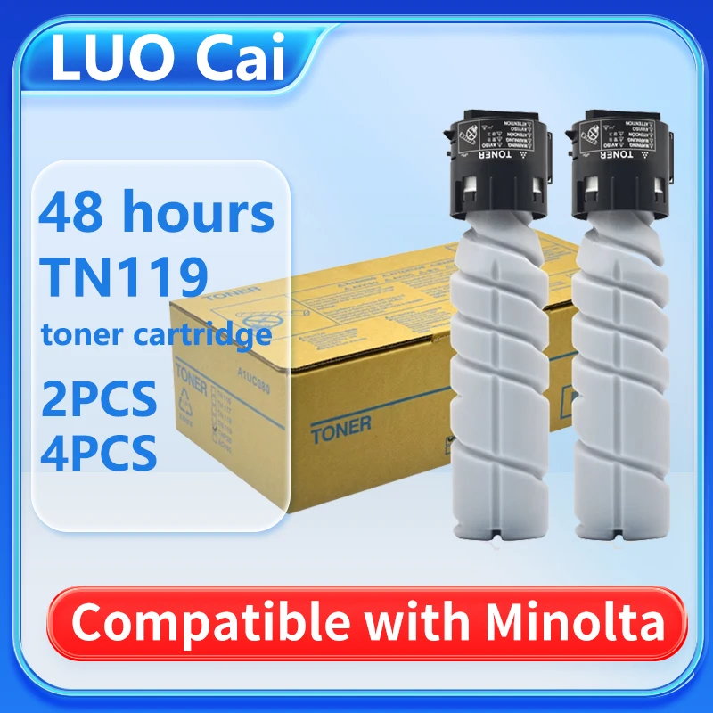 

2 шт. TN117 TN119 TNP26 совместимый тонер-картридж для Konica Minolta Bizhub 164 165 184 185 195 215 235 7718 7719 7723