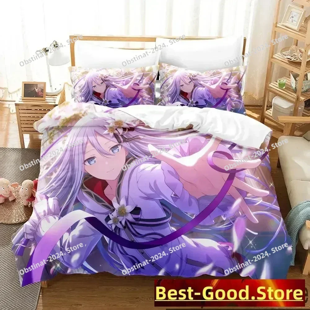 3D Yoisaki Kanade Anime Project SEKAI Bedding Set Duvet Cover Full Queen King Size Pillowcase Bed Printed Set Aldult Kid Bedroom