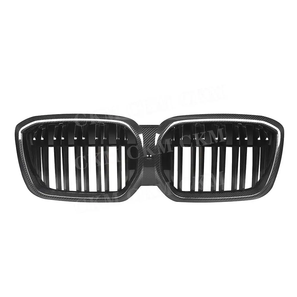 

Передняя решетка из углеродного волокна, комплекты кузова, аксессуары для BMW iX3 G08i 2022, замена гоночных решеток из АБС-пластика