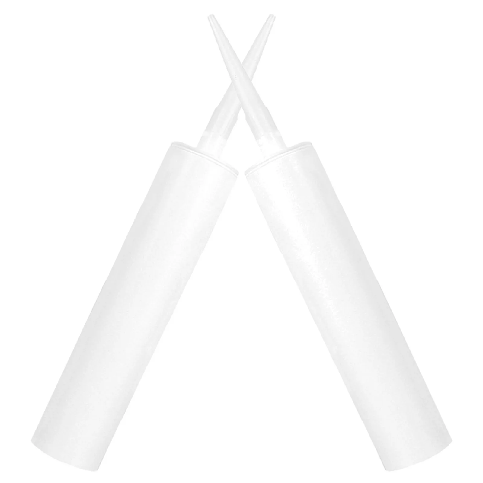 

2Pcs Empty Caulking Sealant Tubes Fillable Reusable Caulk Tubes Pointed Tip for Crack Leak Repair Mixing Caulk Tube Storage