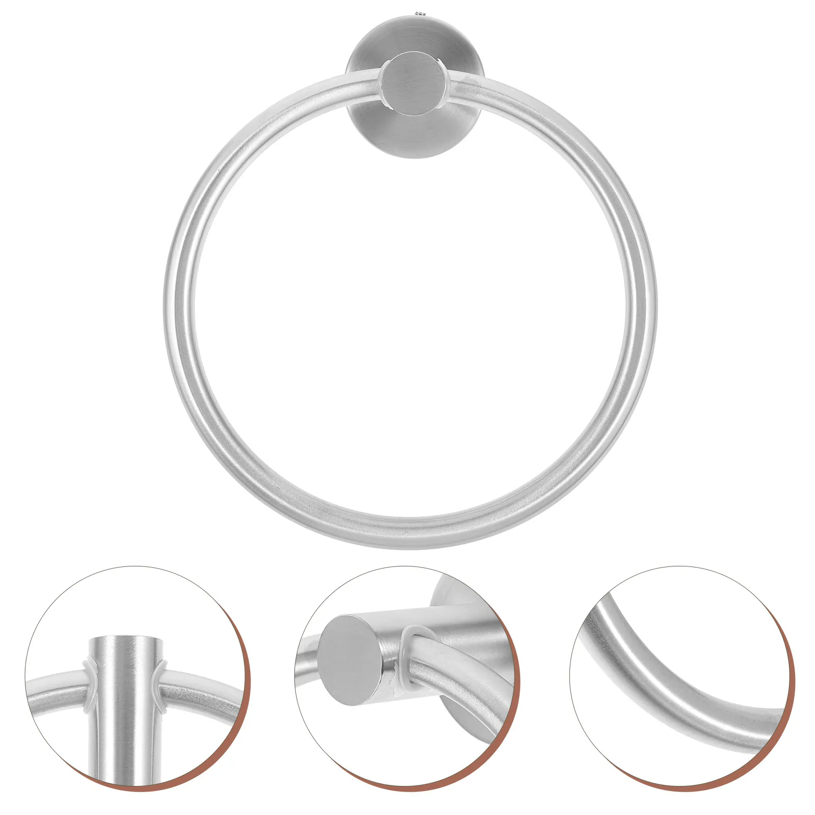 

Кольцо для полотенец из космического алюминия, настенное, современное, минималистичное, для ванной комнаты, кухни, отеля, школы, общественного туалета