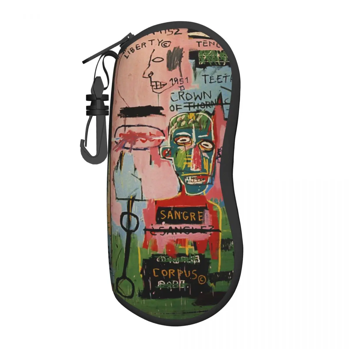 Custom In Italian Shell Eyeglasses Case Women Men Cute Basquiats Glasses Case Sunglasses Box Pouch