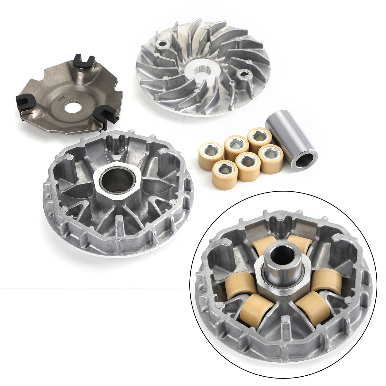Topteng KOMPLETNY ZESTAW SPRZĘGŁA Z WAŁKIEM I WAŁKIEM do Honda PCX 125 150 WW 09-18