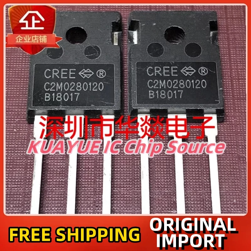 

10PCS-30PCS C2M0280120 C2M0280120D TO-247 1200V 10A Fast Shipping Quality Guarantee