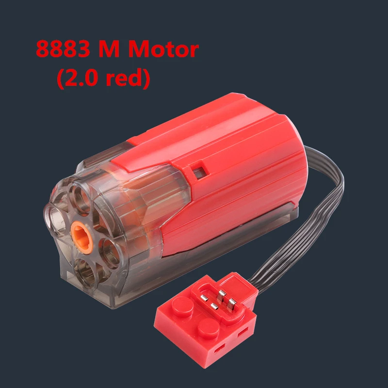 2.0 Upgraded Version Gray/Black/Red M/L/XL Servo Motor Technical Power Functions Train Motors Receiver Control For Blocks Set